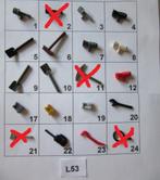 L053 LEGO MINIFIG ACCESSOIRES, BIJL SCHEP, BEZEM, RADIO, Lego, Ophalen of Verzenden, Losse stenen, Lego Nederland B.V.