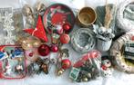 Kerstspullen om kerststukjes te maken+schalen+lichtjes+oase, Diversen, Kerst, Ophalen of Verzenden, Zo goed als nieuw
