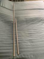 Vintage uitschuifbare vitrage roedes, Huis en Inrichting, Ophalen of Verzenden, Gebruikt, 200 cm of meer