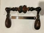 Bladgreep deurklink van gietijzer, jaren ’30, Antiek, Antiek en Kunst, Curiosa en Brocante, Ophalen of Verzenden