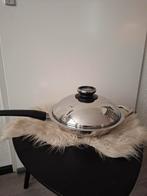 AMC, Huis en Inrichting, Keuken | Potten en Pannen, Ophalen of Verzenden, Zo goed als nieuw, Rvs, Wok