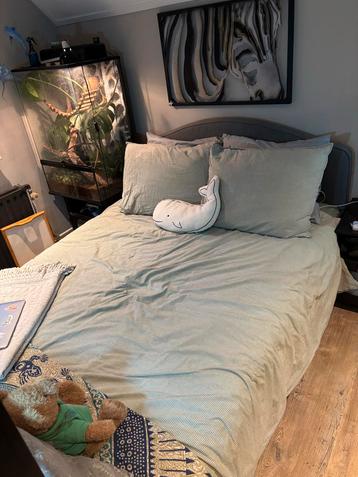 IKEA Hauga bed 140x200 - Frame en lattenbodem