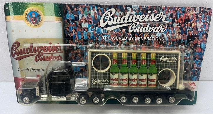 1:87 Budweiser Budvar Bier USA Truck , Nieuw in verpakking, Hobby en Vrije tijd, Modelauto's | 1:87, Nieuw, Bus of Vrachtwagen