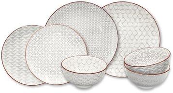 Serviesset "Slow" - 18 delig - 6 Persoons - Porselein beschikbaar voor biedingen