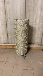 Zilverkleurige vaas, Huis en Inrichting, Woonaccessoires | Vazen, Ophalen, Gebruikt, Kunststof, 75 cm of meer