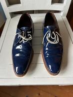 blauwe lakschoen Floris van Bommel, Kleding | Heren, Schoenen, Blauw, Floris van Bommel, Ophalen of Verzenden, Gedragen