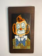 Vintage keramische clown wanddecoratie, Ophalen of Verzenden, Gebruikt