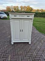 Prachtige Antieke Grenen Vertico Meiden Kast