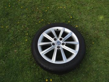 Volkswagen Golf,Caddy alu velgen met zomerbanden 17 inch beschikbaar voor biedingen