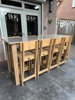Tuinset steigerhout 9 delig, Tuin en Terras, Ophalen, Steigerhout