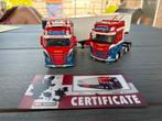 Wsi Jens Petersen set Daf en Iveco, Hobby en Vrije tijd, Modelauto's | 1:50, Ophalen of Verzenden, Bus of Vrachtwagen, Wsi