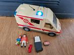 Playmobil Ambulance met patiënt en ambulancebroeder, Kinderen en Baby's, Speelgoed | Playmobil, Ophalen of Verzenden, Gebruikt