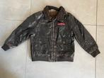 Bruin leren pilotenjack - Maat 116, Ophalen of Verzenden, Gebruikt, Jongen