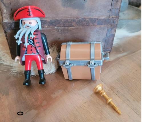 playmobil piraat met schatkist (special plus 4783), Kinderen en Baby's, Speelgoed | Playmobil, Gebruikt, Los playmobil, Ophalen of Verzenden