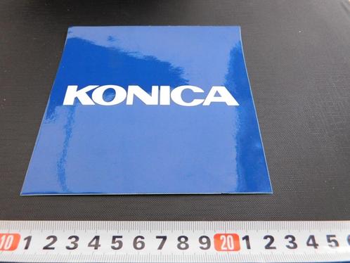sticker KONICA, Verzamelen, Stickers, Zo goed als nieuw, Bedrijf of Vereniging, Ophalen
