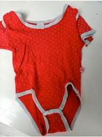 Romper maat 86 / 92 rood met witte stippen paddenstoel, Ophalen of Verzenden, Zo goed als nieuw
