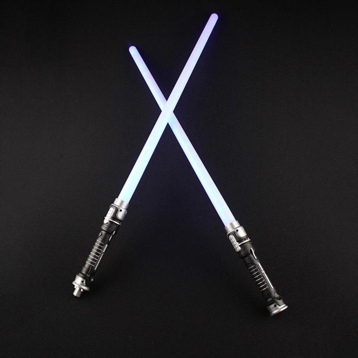 Lightsaber / 2 in 1 Light Saber Licht Zwaard Lichtzwaard, Verzamelen, Star Wars, Nieuw, Replica, Verzenden