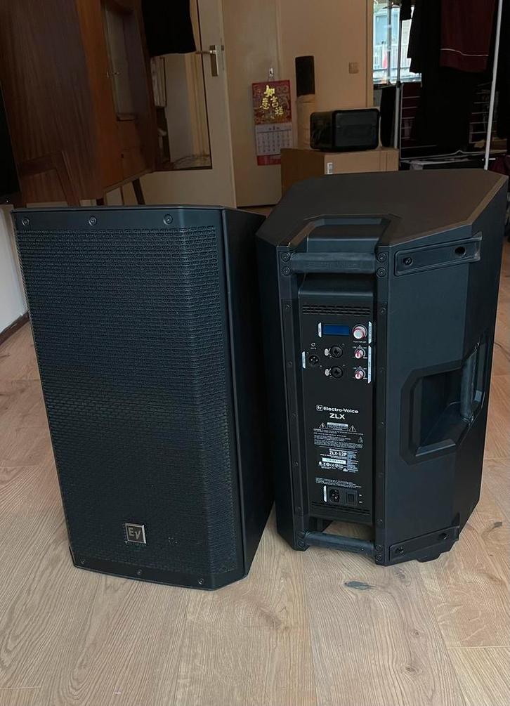2x ElectroVoice ZLX-12p + covers, Muziek en Instrumenten, Versterkers | Keyboard, Monitor en PA, Zo goed als nieuw, P.A., Ophalen