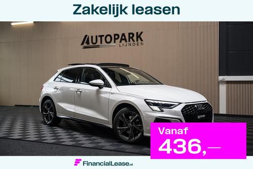 Audi A3 Sportback 40 TFSI e Business edition 3x S-Line BTW/P, Auto's, Audi, Bedrijf, Lease, Financial lease, A3, ABS, Achteruitrijcamera