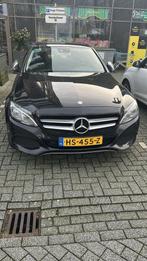 Mercedes c350e, Auto's, Automaat, 4 cilinders, Leder en Stof, Zwart