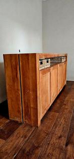 Mooi, groot Indonesisch teak dressoir van Het Kabinet, Huis en Inrichting, Kasten | Dressoirs, Ophalen, Zo goed als nieuw, 25 tot 50 cm