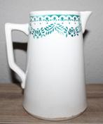 antiek kannetje met Empire rand decor in groen - Boch, Antiek en Kunst, Antiek | Servies los, Ophalen of Verzenden