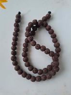 Streng 6 mm mat bruin kralen lava, Ophalen of Verzenden, Nieuw, Kraal