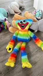 Huggy wuggy regenboog met klittenband, Ophalen of Verzenden, Zo goed als nieuw, Overige typen