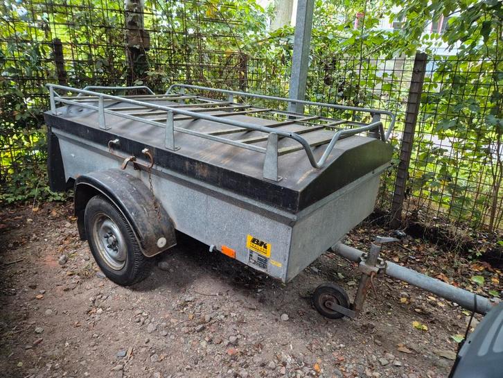Saris bagagewagen / gereedschapwagen met deksel en imperiaal, Auto diversen, Aanhangers en Bagagewagens, Gebruikt, Ophalen