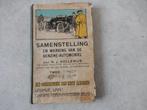 Samenstelling & Werking vd Benzine Automobiel 1916 2e druk, Ophalen of Verzenden, Kollewijn zie tekst