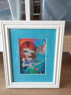 Jasmine becket Disney the little mermaid print signed!, Ophalen of Verzenden, Zo goed als nieuw, Plaatje of Poster