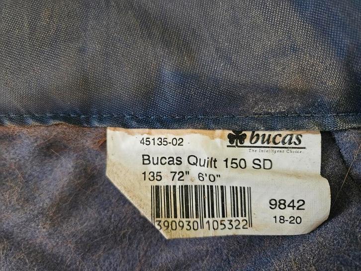 Bucas Quilt onderdeken 150 gr, Dieren en Toebehoren, Paarden en Pony's | Dekens en Dekjes, Gebruikt, Deken, Ophalen of Verzenden