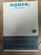 Adria caravan brochure 1986, Ophalen of Verzenden, Zo goed als nieuw, Overige merken, Adria