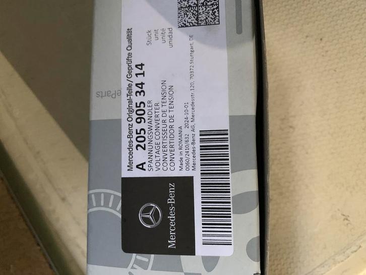 Gehuigen accu mercedes w205, Auto-onderdelen, Accu's en Toebehoren, Mercedes-Benz, Nieuw, Ophalen of Verzenden