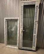 Deur 2480X880 Lb draai en draai kiepraam 1656X796, Kunststof, Raamkozijn, Zo goed als nieuw, Inclusief glas