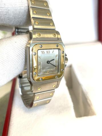 Santos de Cartier Galbee Lady Ref. 1057930 Staal/Goud  beschikbaar voor biedingen