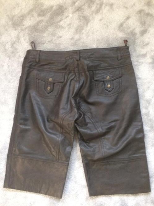 Gave Nieuwe zwart echt Leren bermuda v Part Two mt 42 XL, Kleding | Dames, Broeken en Pantalons, Nieuw, Maat 42/44 (L), Zwart