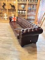 Chesterfield Birmingham  2 x 4  zits, Huis en Inrichting, Info@chesterfieldjunkie.nl, 300 cm of meer, Zo goed als nieuw, Rechte bank