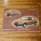 Instructieboekje Citroën Visa II L Super E en Super X - 1981, Ophalen of Verzenden