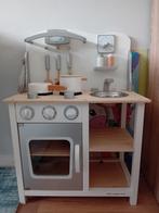 Speelgoed keuken met toebehoren, New Classic Toys, Ophalen, Gebruikt, Hout, Speelkeuken