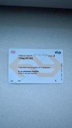 ns dagkaart  31-12-2026, Tickets en Kaartjes, Eén persoon, Trein, Nederland, Algemeen kaartje