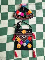 Thaise Tribe Hoed & Tas - Boho Stijl, Ophalen of Verzenden, Zo goed als nieuw, One size fits all, Hoed