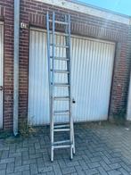 Ladder 5 meter schuif lader 2 dellen 270 €75, Doe-het-zelf en Verbouw, Ladders en Trappen, Ophalen of Verzenden, Zo goed als nieuw