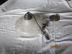 hanglamp, gedecoreerd, Huis en Inrichting, Lampen | Hanglampen, Gebruikt, Vintage, Ophalen of Verzenden, Glas
