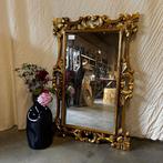 Barok Spiegel - houten lijst -120 x 80 cm- Goud - TTM Wonen, Www.ttmwonen.nl, 100 tot 150 cm, Nieuw, Ophalen of Verzenden
