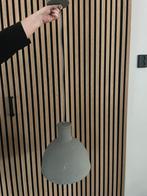 2 x grijze hanglampen, Huis en Inrichting, Ophalen, Gebruikt, Metaal, Minder dan 50 cm