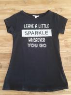 Zwart Coolcat shirt met pailletten, Meisje, Coolcat, Ophalen of Verzenden, Zo goed als nieuw