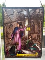 Florence Nightingale Glas-in-lood Paneel, Antiek en Kunst, Ophalen of Verzenden