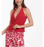 Studio Anneloes India gilet rood travelstof L, Ophalen, Maat 42/44 (L), Nieuw, Jasje