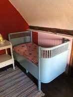 Meegroeibed Kili Sebra baby en junior + matras, lichtblauw, Kinderen en Baby's, Kinderkamer | Bedden, Ophalen, Gebruikt, 70 tot 85 cm